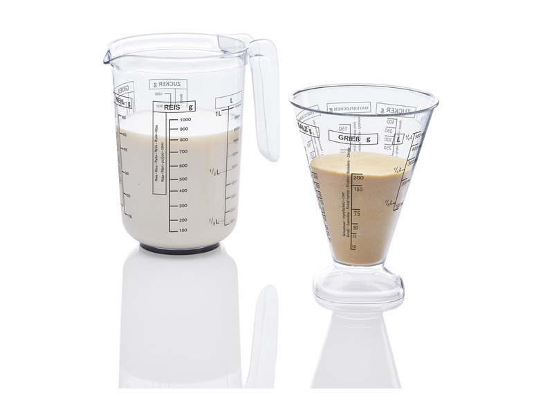 Coox Silikon-Quicheform mit Glasboden + ERNESTO® Messbecher-Set, 2-teilig Online