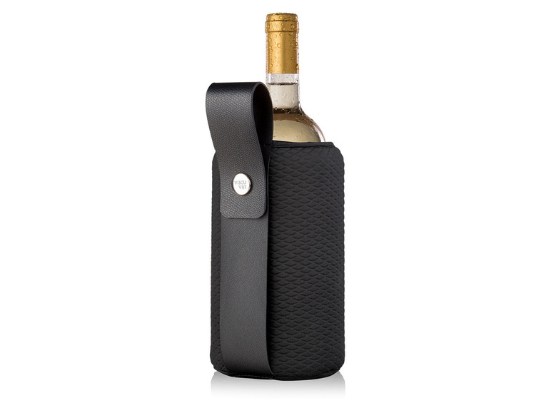 vacu vin Wein Set klassisch 4teilig + Weinkühler »Artico«, flexibel, schwarz Verkauf