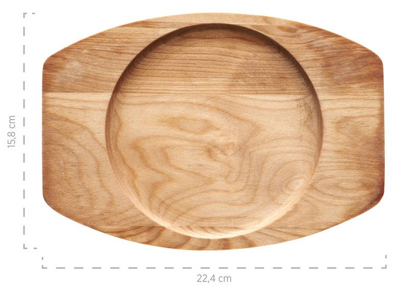 MÄSER Mini Gusseisenpfanne, Ø 16 cm, mit Servierbrett Versandkostenfrei