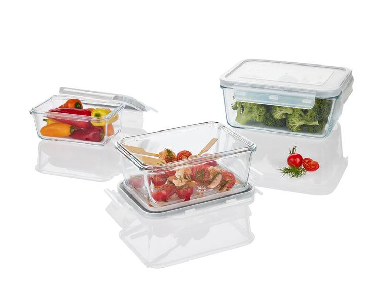 ERNESTO® Glas-Frischhaltedosen, 3-teilig Bestseller