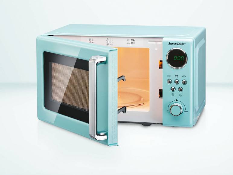 SILVERCREST® KITCHEN TOOLS Mikrowelle »SMWC 700 C1«, 17 l, 700 W türkis Saisonale Angebote