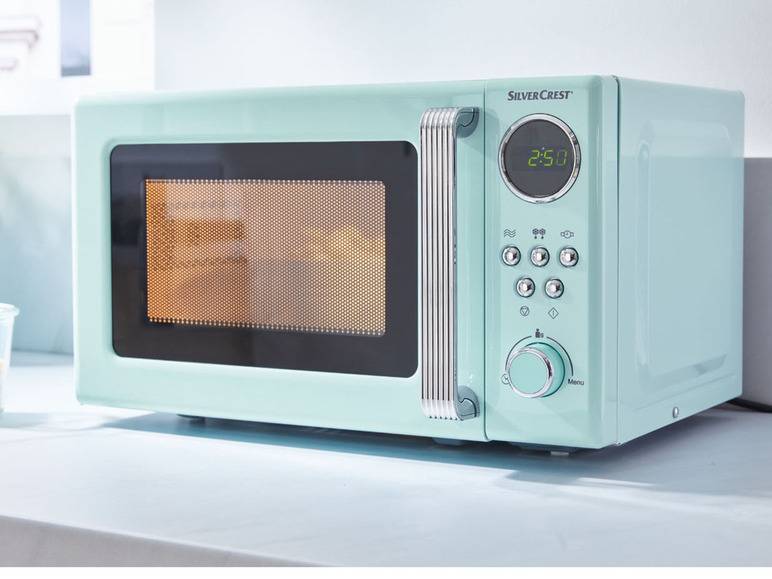 SILVERCREST® KITCHEN TOOLS Mikrowelle »SMWC 700 C1«, 17 l, 700 W türkis Saisonale Angebote