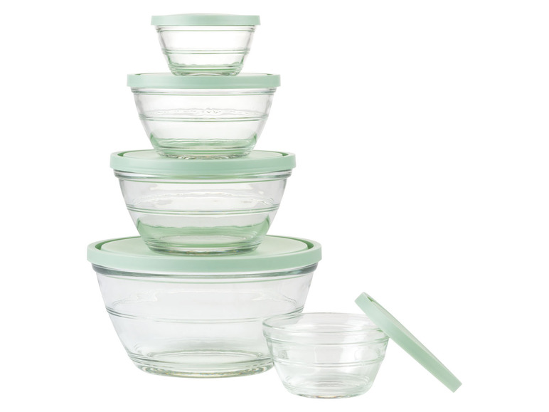 ERNESTO® Glasschüssel-Set, 5 Stück VIP-Rabatte