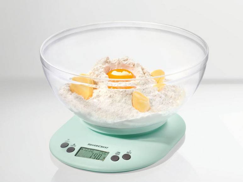 SILVERCREST® KITCHEN TOOLS Küchenwaage, mit LC-Display Kostenlose Rückgabe