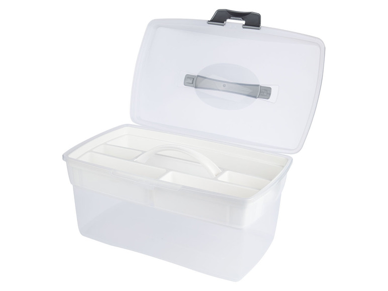 crelando® Näh-/Aufbewahrungsbox, mit Einlegefach Begrenzte Freigabe