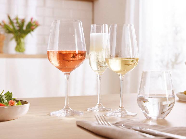 ERNESTO® Gläser Set aus Kristallglas Letzte 3 Tage