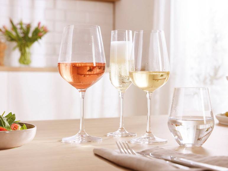 ERNESTO® Gläser Set aus Kristallglas Letzte 3 Tage