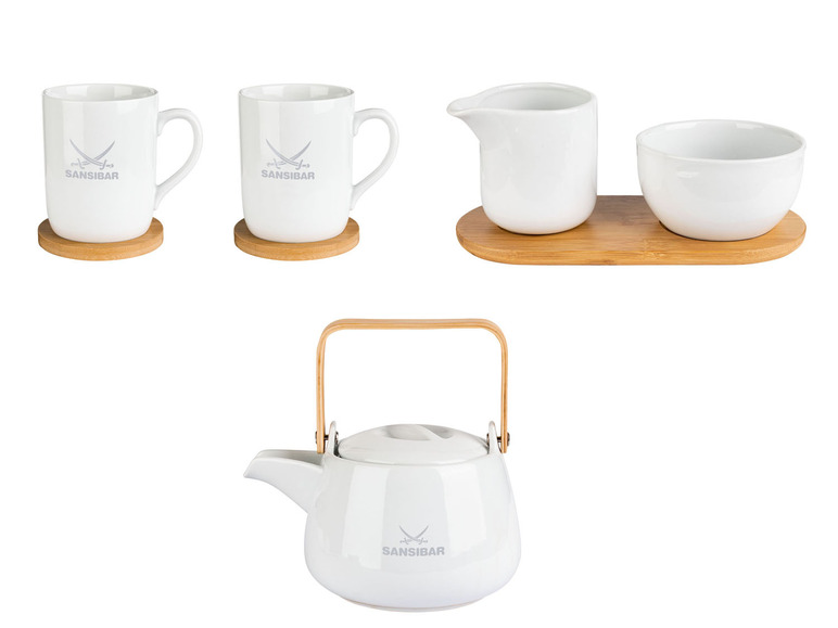Sansibar Teekanne / Tassen 2er-/ Milch- und Zucker Set