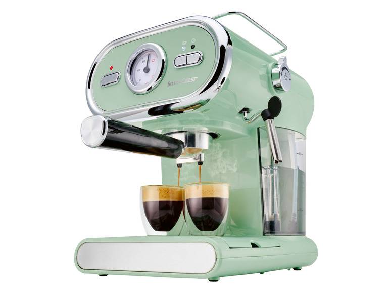 SILVERCREST® KITCHEN TOOLS Espressomaschine »SEM 1100 E1«, mint, 1100 W zollfrei