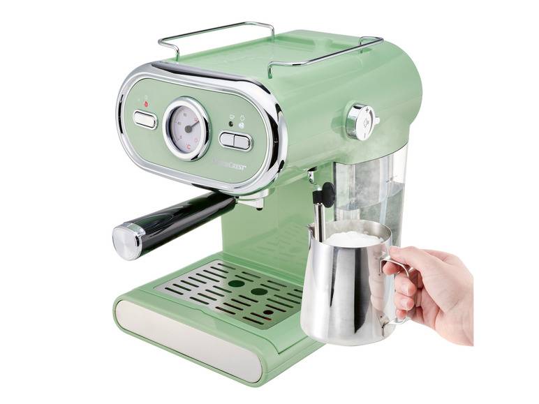 SILVERCREST® KITCHEN TOOLS Espressomaschine »SEM 1100 E1«, mint, 1100 W zollfrei