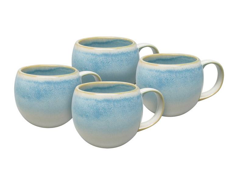 vanWell Kaffeebecher 4erSet bauchig ca. 50cl Steingut Begrenztes Angebot