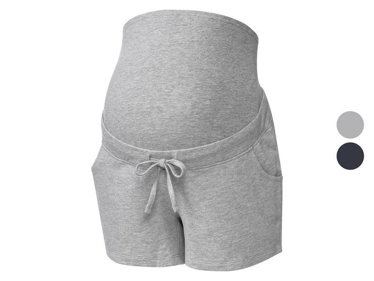 esmara® Damen Umstands-Sweatshorts, extra hoch geschnitten Weihnachtsangebot