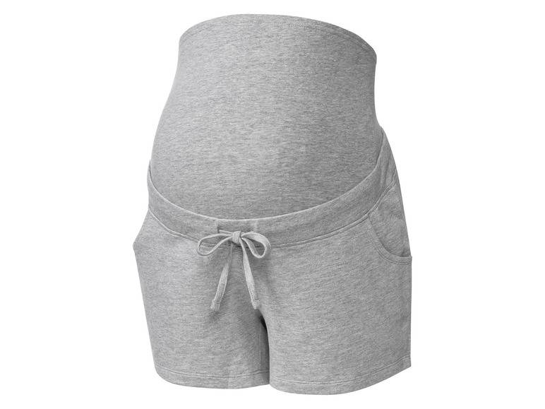 esmara® Damen Umstands-Sweatshorts, extra hoch geschnitten Weihnachtsangebot