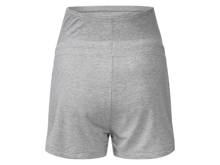 esmara® Damen Umstands-Sweatshorts, extra hoch geschnitten Weihnachtsangebot