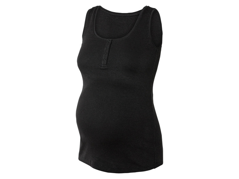 esmara® Damen Umstands-Ripptops, 2 Stück, mit Baumwolle Top Angebot