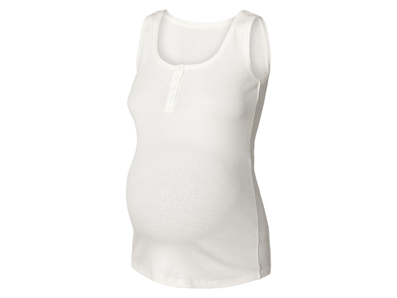 esmara® Damen Umstands-Ripptops, 2 Stück, mit Baumwolle Top Angebot