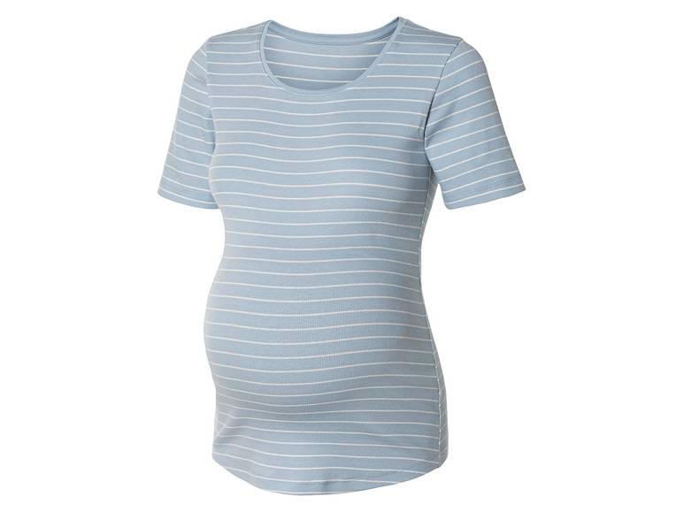 esmara® Damen Umstands-T-Shirts, 2 Stück, in modischer Ripp-Qualität Neueste Mode