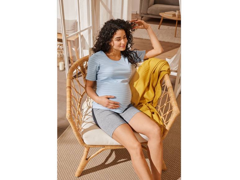 esmara® Damen Umstands-T-Shirts, 2 Stück, in modischer Ripp-Qualität Neueste Mode