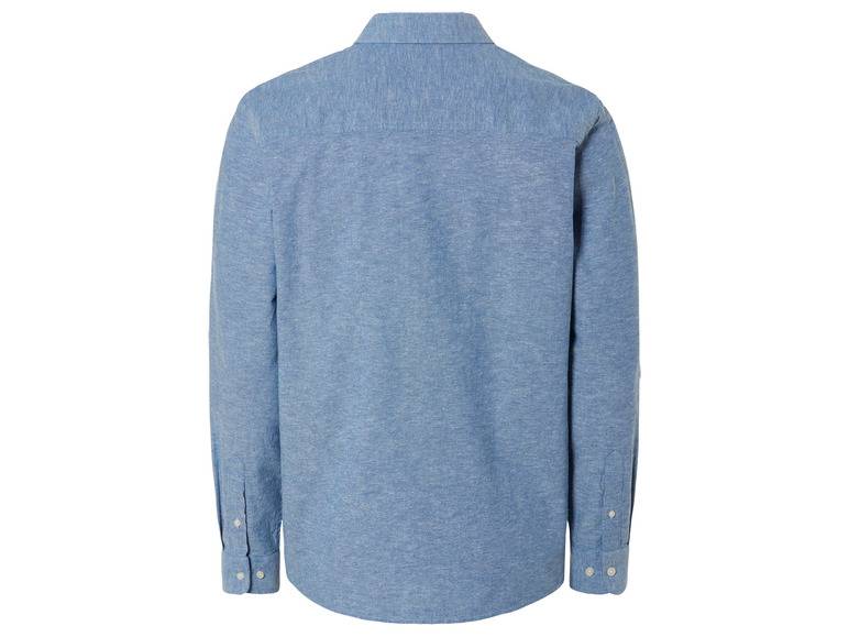 LIVERGY® Herren Leinenhemd mit Kentkragen VIP-Rabatte