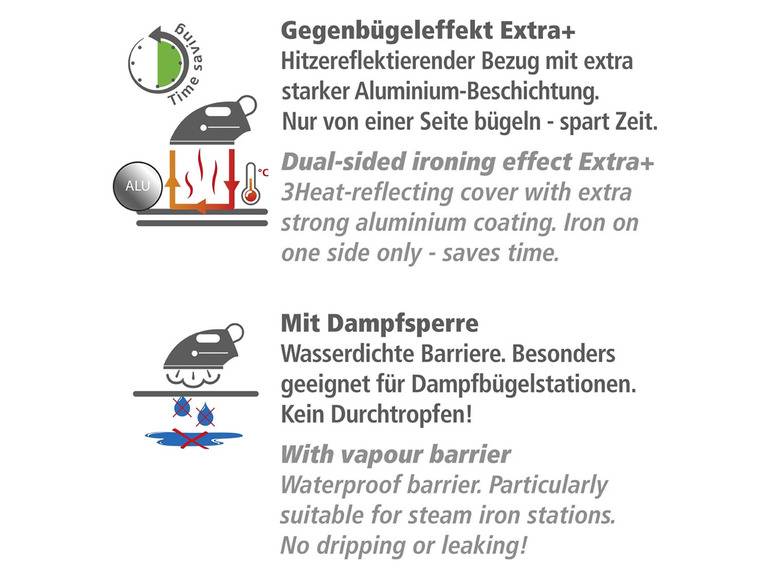 Wenko Bügeldecke »Air Comfort«, dampfbügelgeeignet Flash Sale