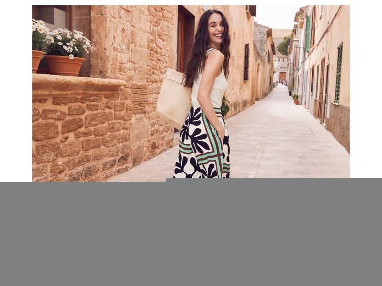 esmara® Damen Wide-Leg-Hose mit elastischem Gummizugbund Online Outlet