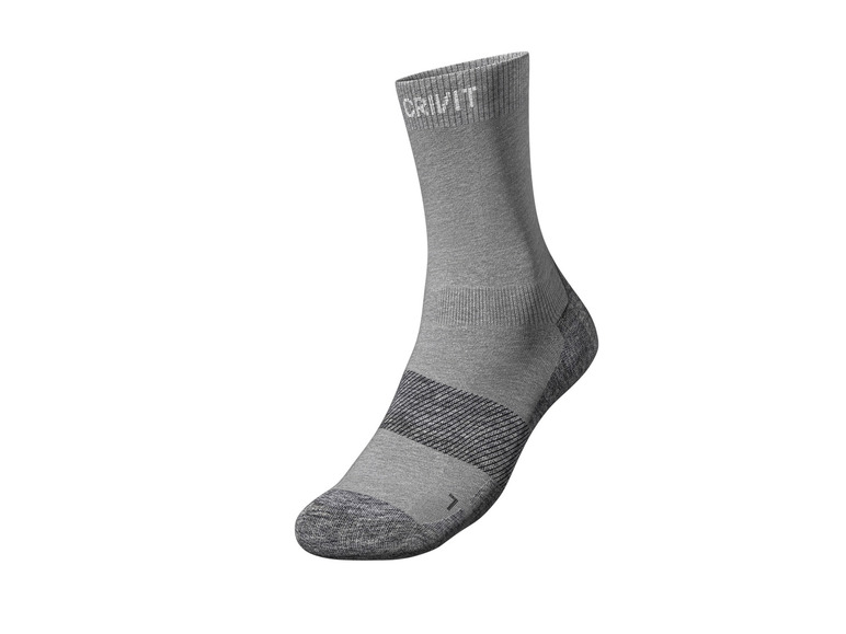 CRIVIT Herren Outdoorsocken, 2 Paar, mit SmartStep-Fußbett Neueste Stile