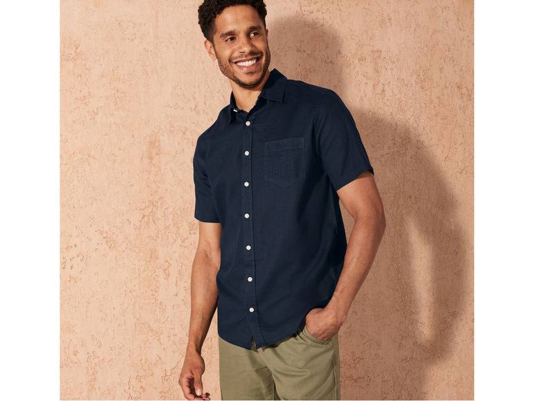 LIVERGY® Herren Leinenhemd, Regular Fit Letzter Tag