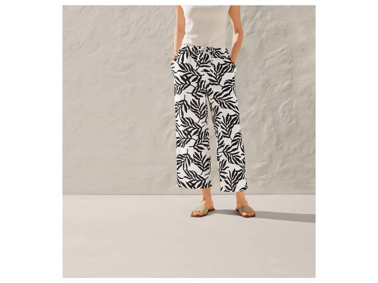 esmara® Damen Leinenhose mit normaler Leibhöhe Bis zu 65% Rabatt
