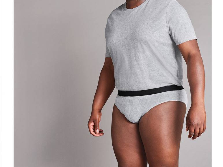 LIVERGY® Herren Slips, 3 Stück, mit hohem Baumwollanteil Nur für heute