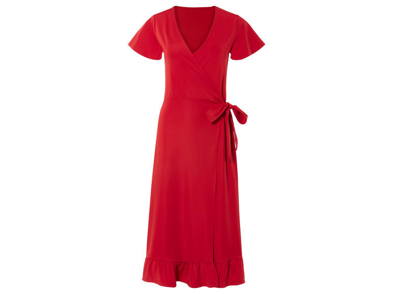 esmara® Damen Wickelkleid mit verspielten Volants Discount Store für neue Produkte