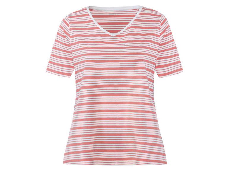 esmara® Damen T-Shirt, 2 Stück, mit hohem Baumwollanteil 50% Rabatt für begrenzte Zeit
