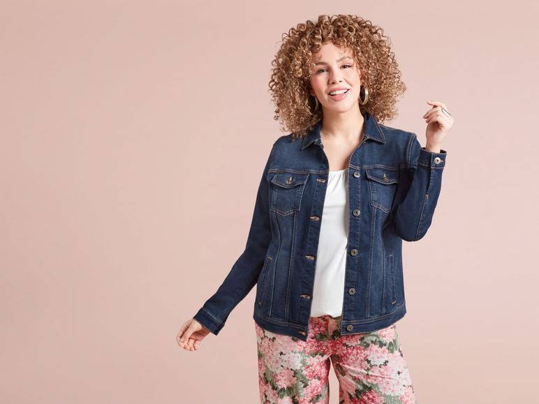 esmara® Damen Jeansjacke, leicht tailliert geschnitten Fabrik Onlineshop
