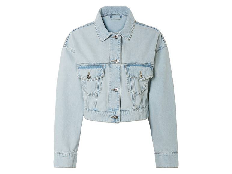 esmara® Damen Jeansjacke in Cropped-Länge Günstig kaufen
