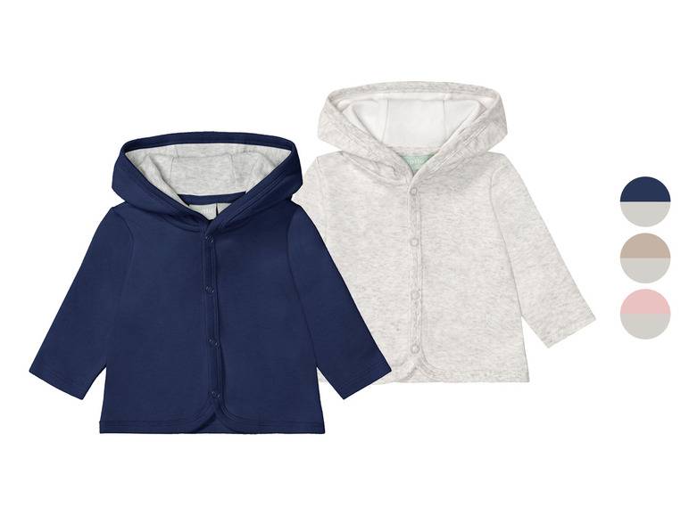 lupilu® Baby Sweatjacke, 2 Stück, aus reiner Bio-Baumwolle Exklusivangebot