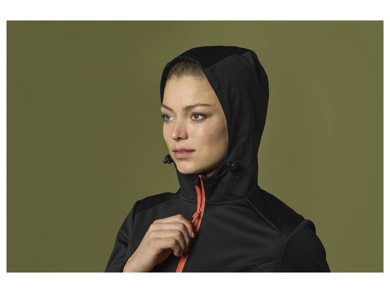 Rocktrail Damen Softshellmantel, verlängerte Rückseite Jubiläumsangebot
