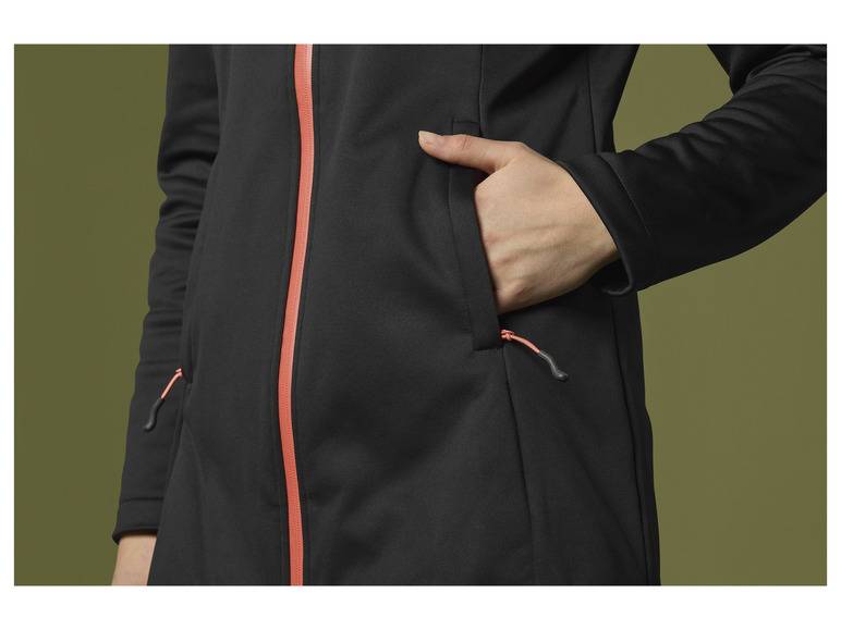 Rocktrail Damen Softshellmantel, verlängerte Rückseite Jubiläumsangebot