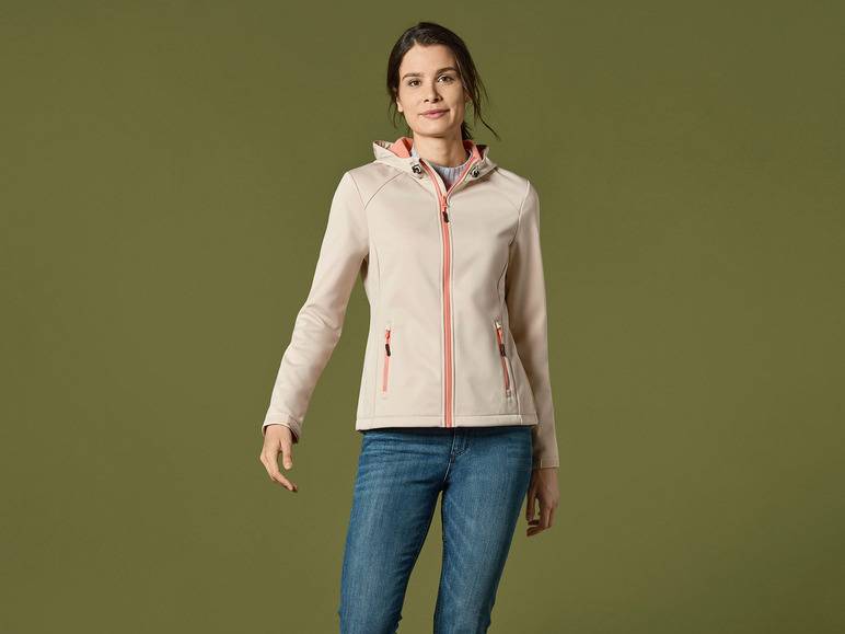 Rocktrail Damen Softshelljacke, verlängerte Rückseite Lagerräumung