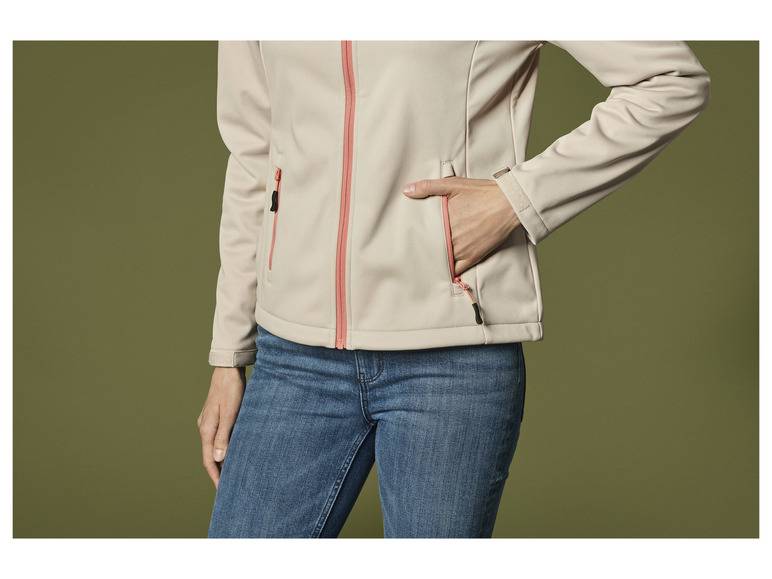 Rocktrail Damen Softshelljacke, verlängerte Rückseite Lagerräumung
