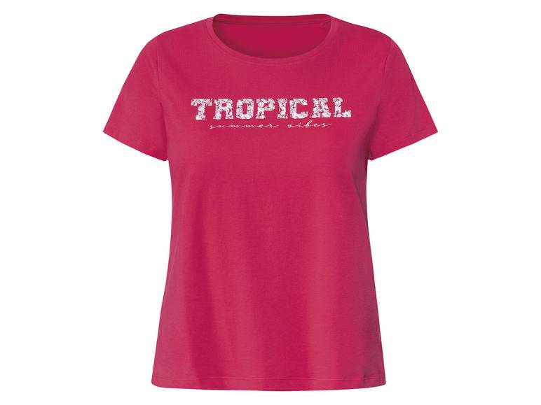 esmara® Damen T-Shirt, tailliert geschnitten, mit Print Exklusive Angebote
