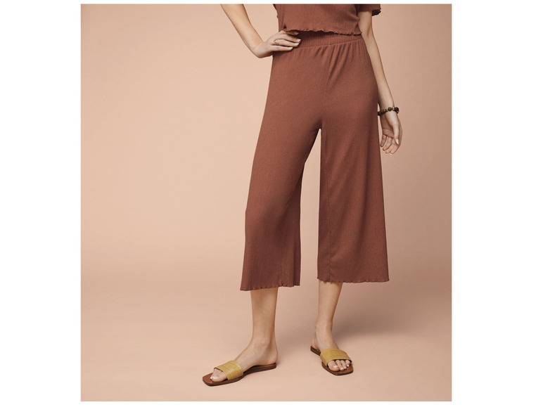 esmara® Damen Culotte in modischer Crinkle-Qualität Blitzangebot