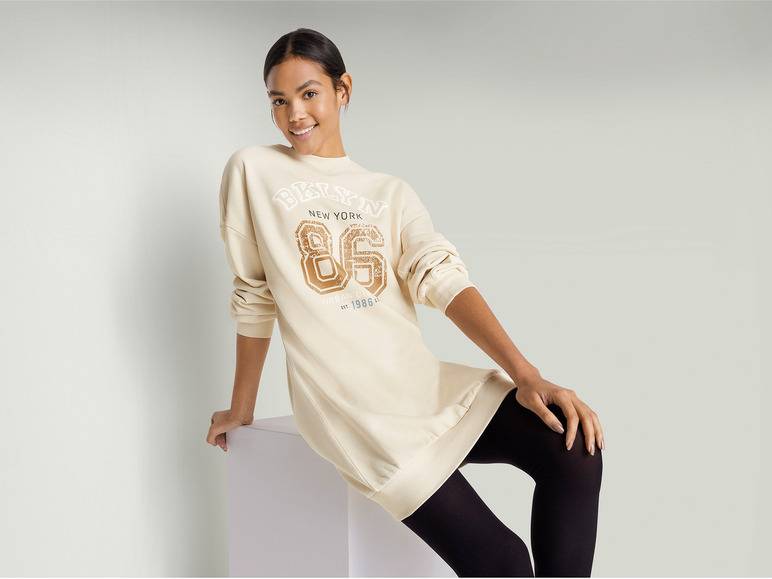 esmara® Damen Sweatkleid mit Baumwolle Neueste Stile