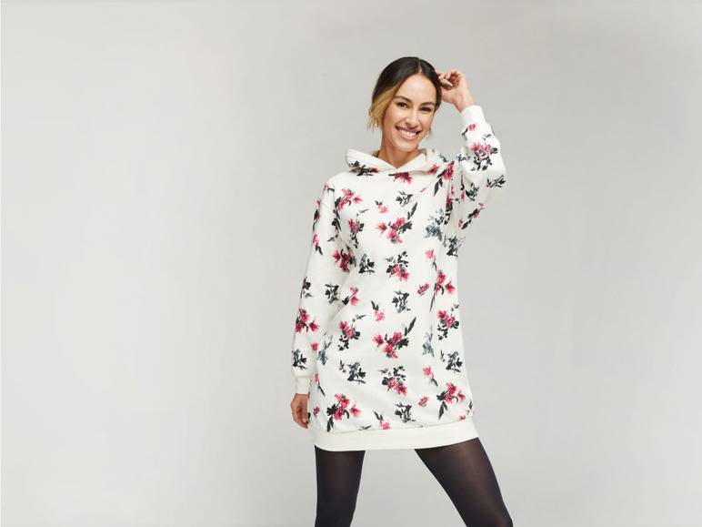 esmara® Damen Sweatkleid mit angerauter Innenseite Vierteljährliche Förderung