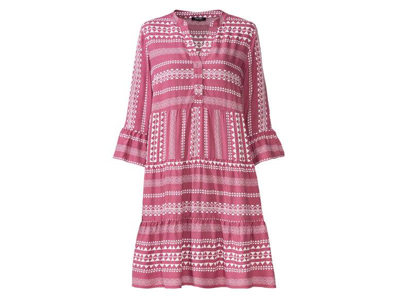 esmara® Damen Tunika Kleid, mit Volants am Ärmelabschluss Super Rabatt