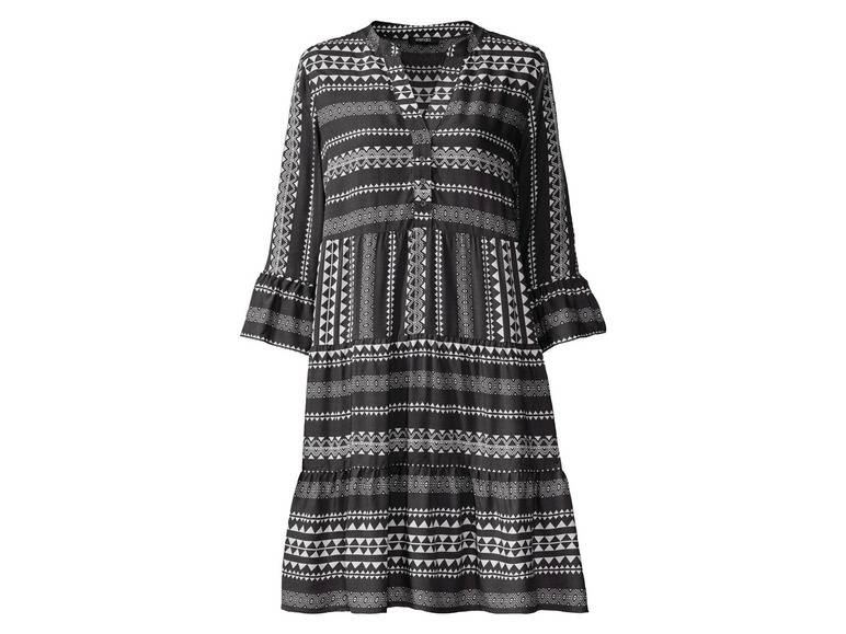 esmara® Damen Tunika Kleid, mit Volants am Ärmelabschluss Super Rabatt