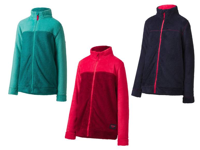 CRIVIT Kinder Fleecejacke, mit Stehkragen Begrenzt auf 3 Tage