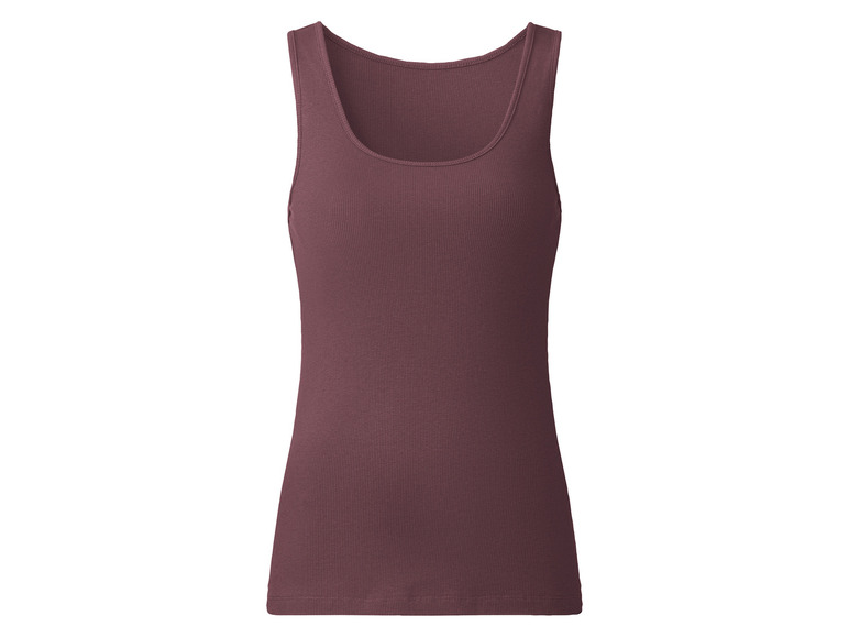esmara® Damen Tops, 2 Stück, in anschmiegsamer Ripp-Qualität Speichern exportieren