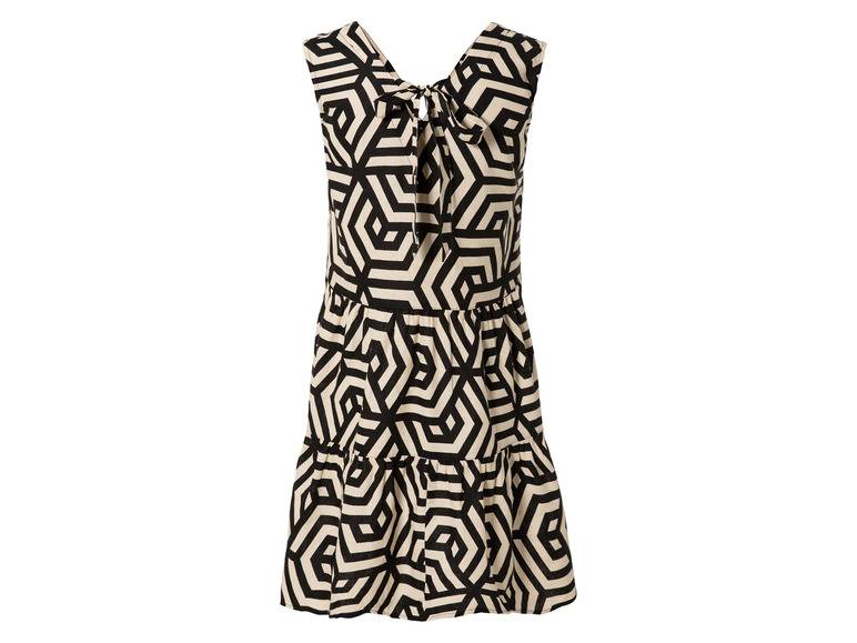 esmara® Damen Leinenkleid mit V-Ausschnitt Im Verkauf