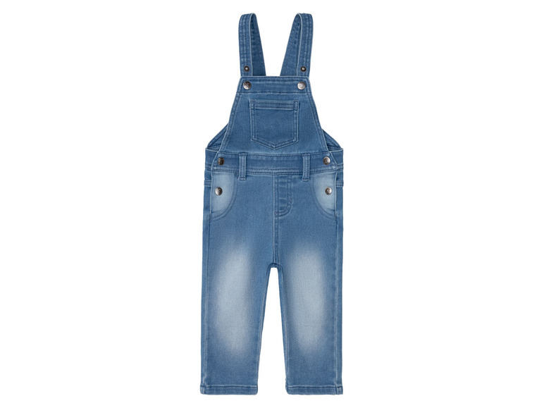 lupilu® Baby Latzhose Sweatdenim, mit Bio-Baumwolle Rabatte dieses Monats