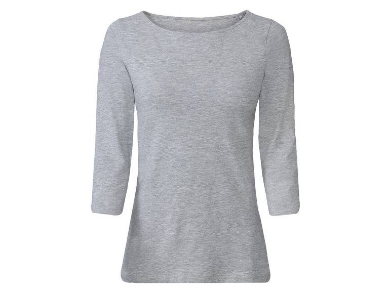 esmara® Damen Langarmshirts, 2 Stück, mit hohem Baumwollanteil Hotsell