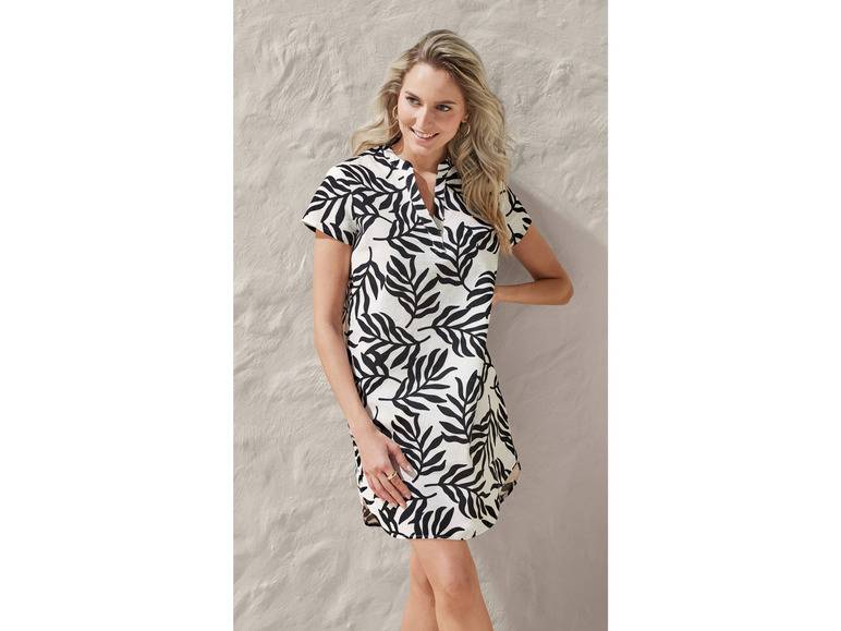 esmara® Damen Leinen-Tunika-Kleid, leger geschnitten Fabrikpreis